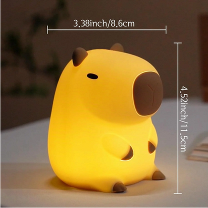 Lámpara capibara con luz suave para dormir