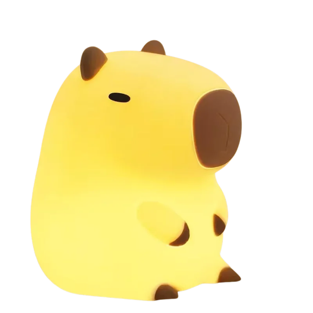 Lámpara capibara con luz suave para dormir